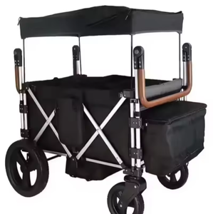 Poussette pliable 4 places de qualité supérieure 7S+ avec auvent, chariot à pousser et à tirer, en vente, poussette pour bébé - Product Image 1