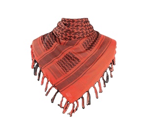 Shemagh keffiyeh ผ้าฝ้าย100% กลางแจ้งสไตล์ชาติพันธุ์สีทึบมีหมวกผ้าแคนวาสมีพู่ลายพรางทะเลทรายสำหรับใส่โลโก้เดินเขา - Product Image 3