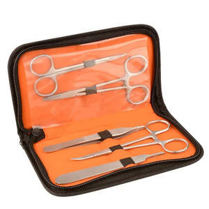 Kit completo de práctica de sutura para entrenamiento de sutura que incluye una gran almohadilla de sutura de silicona con etiqueta privada para estudiantes de medicina - Product Image 5