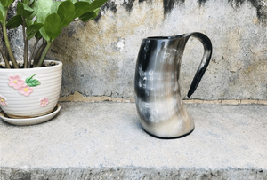 Taza Vikinga de Cuerno de Búfalo Ecológica de Alta Calidad y Nuevo Diseño para Cerveza, Vino y Hidromiel - Venta al por Mayor - Product Image 6