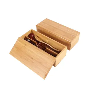 Cutlery <b>Holder</b> 1pc Box Wood Tools Wooden Cooking Tool Organizer Spoon Storage Box Cutlery Rack <b>Chopsticks</b> Box Clamshell Wooden - Product Image 1