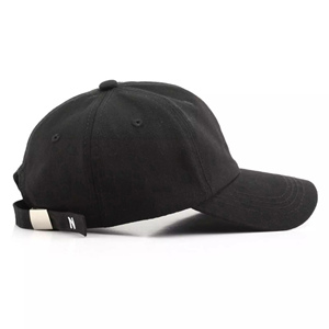 Gorra de béisbol de moda de 6 paneles personalizada OEM para hombre, de algodón 100% tela impermeable de alta calidad, logotipo de goma bordado a mano - Product Image 3