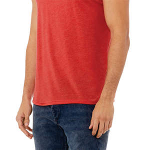 Ensemble de vente au détail 100% Airlume en coton peigné et essoré à anneau 32 simple 4.2 oz rouge maillot unisexe - Product Image 5