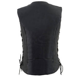 Gilet en cuir de vente chaude conception personnalisée gilet en cuir d'hiver durable nouvelle arrivée prix de gros gilet en cuir - Product Image 6