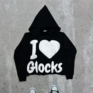 Sudadera con capucha y cremallera polar de algodón de alta calidad, Sudadera con capucha con cremallera bidireccional de gran tamaño y peso pesado, fabricante personalizado - Product Image 3