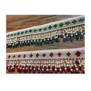 Perles antiques brodées à la main ceinture pour femmes qualité supérieure nouveaux cristaux de conception dernière mode pour les dames portent des vêtements prêts à l'exportation - Product Image 1