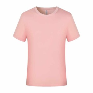 Venta al por mayor de alta calidad camiseta OEM nuevo diseño liso en blanco manga corta cuello redondo estilo casual camiseta - Product Image 6