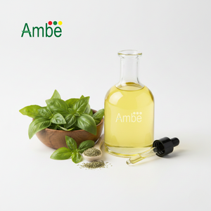 Aceite de Albahaca de Alta Calidad Ocimum basilicum Aceite Esencial Puro Suministro al por Mayor a Granel Grado Premium Aceite Esencial 100% Puro y Natural - Product Image 3