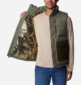 Gilet matelassé sans manches unisexe personnalisé de marque, veste à bulles matelassée de haute qualité, vêtements pour hommes et femmes 2024, veste fabriquée au Pakistan - Product Image 3