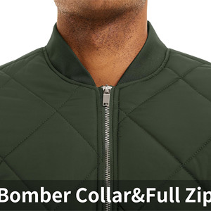 Winter Spring and Autumn New Bomber <b>Flight</b> Man <b>Jacket</b> For <b>Men</b> Nylon Fabric Custom Embroidered Logo Solid Color <b>Men's</b> <b>Jackets</b> - Product Image 4