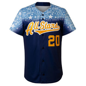 Nouvel arrivage ODM OEM uniforme de baseball personnalisé de haute qualité 100% polyester ensemble maillot et short à manches courtes sur mesure - Product Image 2