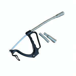 Pistola aplicadora de bolas de oveja con 2 cabezales adicionales en acero inoxidable, todo tipo de instrumentos veterinarios disponibles - Product Image 1