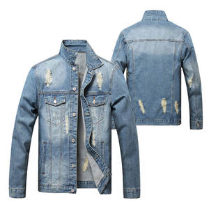 Custom Men's Winter <b>Denim</b> <b>Jackets</b>-Hooded Wool Lined Solid Color 100% Cotton OEM Service From Pakistan - Product Image 3