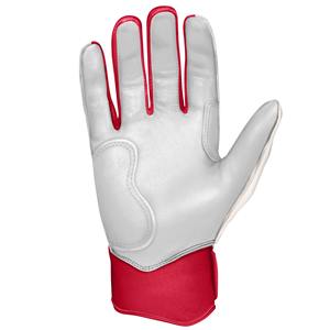 Guantes de bateo de béisbol de cuero Cabretta hechos a medida, puño corto, calidad profesional, antideslizantes, cómodos, 2017 - Product Image 2