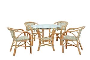 Ensemble de salle à manger Bonica Bistro pour salle à manger ou mobilier de maison, contemporain, en provenance d'Indonésie, table et chaises élégantes et modernes - Product Image 3