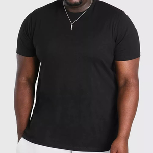 2025 venta al por mayor de alta calidad 100% algodón de talla grande camisetas de hombre - Product Image 5