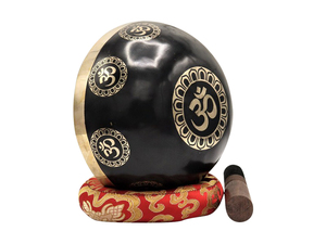 Cuenco Cantador de Bronce Hecho a Mano de Alta Calidad con Diseño Minimalista Moderno para Meditación y Mindfulness, Uso en el Suelo - Product Image 3