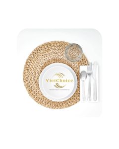 VietChoice 100% napperon en jacinthe d'eau écologique naturel économique et personnalisable pour les fêtes avec ODM OEM - Product Image 2