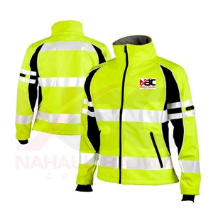 Chaqueta de seguridad de alta visibilidad personalizada de poliéster 100% del fabricante Producción especializada con soporte de logotipo - Product Image 2