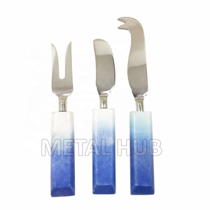 Ensemble de couverts durables en acier inoxydable avec poignées forgées à la main Fournisseur indien pour la fête de mariage Camping Couverts réutilisables OEM - Product Image 4