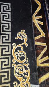 Adiva moderno hecho a máquina poliéster Jacquard tejido resistente a las manchas alfombra de pila alta hogar sala de estar dormitorio Turquía Gaziantep - Product Image 5