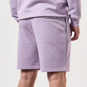 กางเกงขาสั้นออกกำลังกายผู้ชายคุณภาพสูง ผ้าฝ้าย 100% โลโก้ด้านหน้า ออกแบบเองได้ ระบายอากาศ แห้งเร็ว เหมาะสำหรับการฝึกซ้อม - Product Image 2