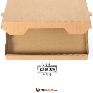 Caja de Pizza Grande de Papel Kraft Marrón de 40x40 cm, Resistente y con Protección UV para Empacar Alimentos, Cuadrada y Plana para Envío de Artículos - Product Image 6