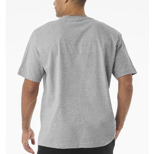 Camisetas personalizadas de tu propia marca 50% Algodón 50% poliéster serigrafía en relieve diamantes de imitación Chenille bordado camisetas camiseta - Product Image 2