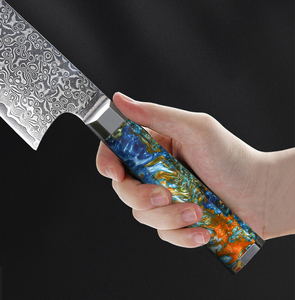 Cuchillo de Chef Japonés Profesional, Fabricación Personalizada al por Mayor, OEM ODM, Hoja de Acero de Damasco, Duradero, Hecho a Mano, Ambidiestro - Product Image 2