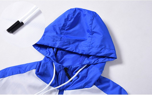 Chaqueta cortavientos de invierno de tendencia de alta calidad, capucha transpirable, logotipo personalizable, tela de lona, diseño Reversible para - Product Image 6