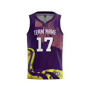 Uniforme de basket-ball professionnel, maillot et short à séchage rapide, vente en gros - Product Image 4