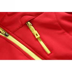 Chaquetas de concha suave de nuevo estilo para hombres y mujeres, rompevientos con capucha y cuello levantado, ropa de trabajo deportiva de invierno, tela de lona - Product Image 5