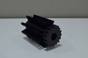 Industrial cage band cleaning cylinder <b>brush</b> - Product Image 3