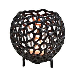 Candelabro de mesa lateral de Metal antiguo personalizado con logotipo hecho a mano para decoración navideña festiva de hogar y Hotel - Product Image 3