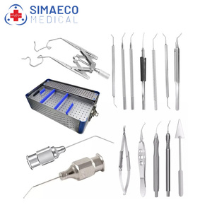 Juego de Instrumentos Básicos para Microcirugía, Fuente de Alimentación Manual, Herramientas Quirúrgicas Esenciales, Instrumentos Quirúrgicos Básicos, Certificación CE ISO13485 - Product Image 1