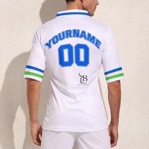 Color sólido último diseño sublimado talla grande Rugby Jerseys 100% poliéster calidad superior personalizado Rugby Jerseys transpirable - Product Image 5