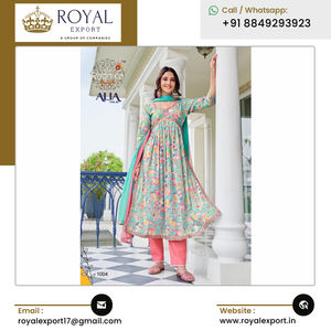 Nique esesign est Elling ottotton Oil rrint ITH mbroidery K ork urta uret para Wedding y arty ear by oyoyal Xport - Product Image 4
