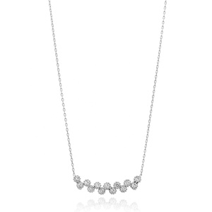 Design à la mode élégant forme de pierre ronde plaqué rhodium turc fait à la main en gros 925 bijoux en argent Sterling - Product Image 1