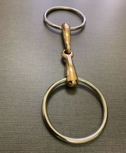 Vente en gros d'anneau libre de haute qualité en acier inoxydable, cuivre, embout à joint unique, meilleur Offre Spéciale d'équitation OEM Western Bits - Product Image 3