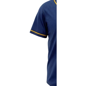 Camiseta de Béisbol Personalizada con Sublimación, 100% Poliéster, Cuello en V, para Hombre, Transpirable, de Secado Rápido, Tela de 300g, Diseño Sólido, OEM - Product Image 5