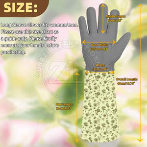 Gants de jardinage au design unique, faible MOQ, couleur unie, légers, en cuir durable, antidérapants, imperméables, personnalisables - Product Image 4