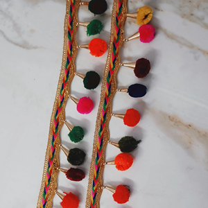 Filet de dentelle polyvalent avec broderie Zari et fil pour l'exportation de vêtements de mode Fourni en vrac Prêt à expédier - Product Image 5