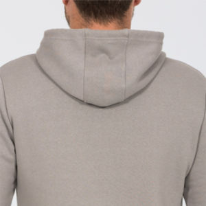 Sudaderas de algodón orgánico 100% para hombre, suéter grueso, sudaderas con capucha, estampado de pantalla de seda, con capucha sólida, servicio liso de lana de invierno - Product Image 6