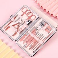 Juego de Manicura y Pedicura de Acero Inoxidable de Alta Calidad, Grado A+, Color Personalizado, Cortaúñas, Precio Bajo, Kits de Elección para Mujeres, Personalizado