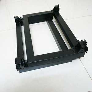 CHB68003-Industrial Style <b>Folding</b> Iron <b>Table</b> Legs 32cm Powder-Coated Black for <b>Dining</b> & Hospital Furniture - Product Image 3