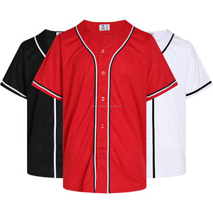 Wholesale Plus Size Baseball Jersey <b>Shirts</b> Custom Sublimation <b>Mens</b> Fashion Blank Anti-Bacterial Softball Jersey Sublimation - Product Image 2