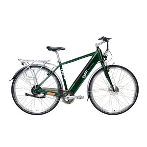 Bicicleta de carretera eléctrica híbrida verde de carreras clásica de 10,4 AH, tecnología Solar de alta velocidad, nueva marca superior, buje trasero, precio barato de venta, 2017 - Product Image 4