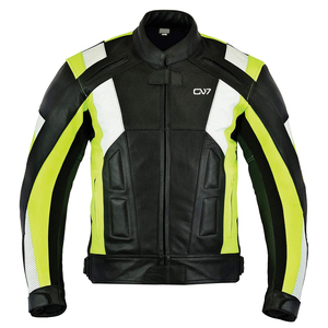 Vestes de moto en cuir fabriquées par un fabricant professionnel à vendre à bas prix Vestes de moto avec logo personnalisé - Product Image 1