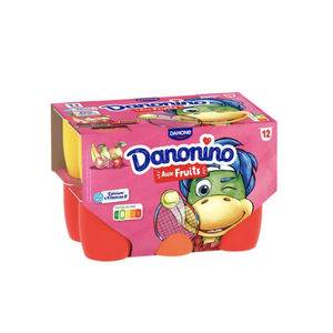 Strawberry <b>Yogurt</b> Tubes Portable, Fun Danonino, Nutrient-Rich Snack, 8 x 90g - Product Image 3