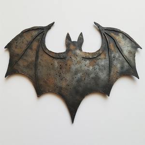 Ornement de crâne en tôle de fer unique avec finition patinée et détails artisanaux parfait pour un style intérieur décoratif étrange pour Halloween - Product Image 3